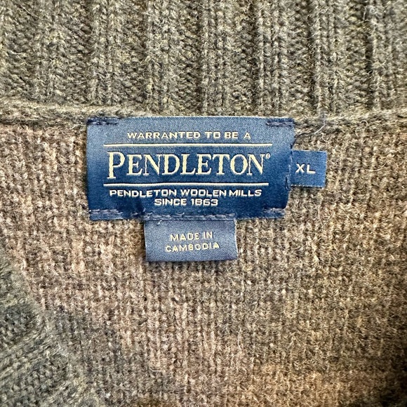 Pendleton wool sweater - camouflage - Picture 3 of 9